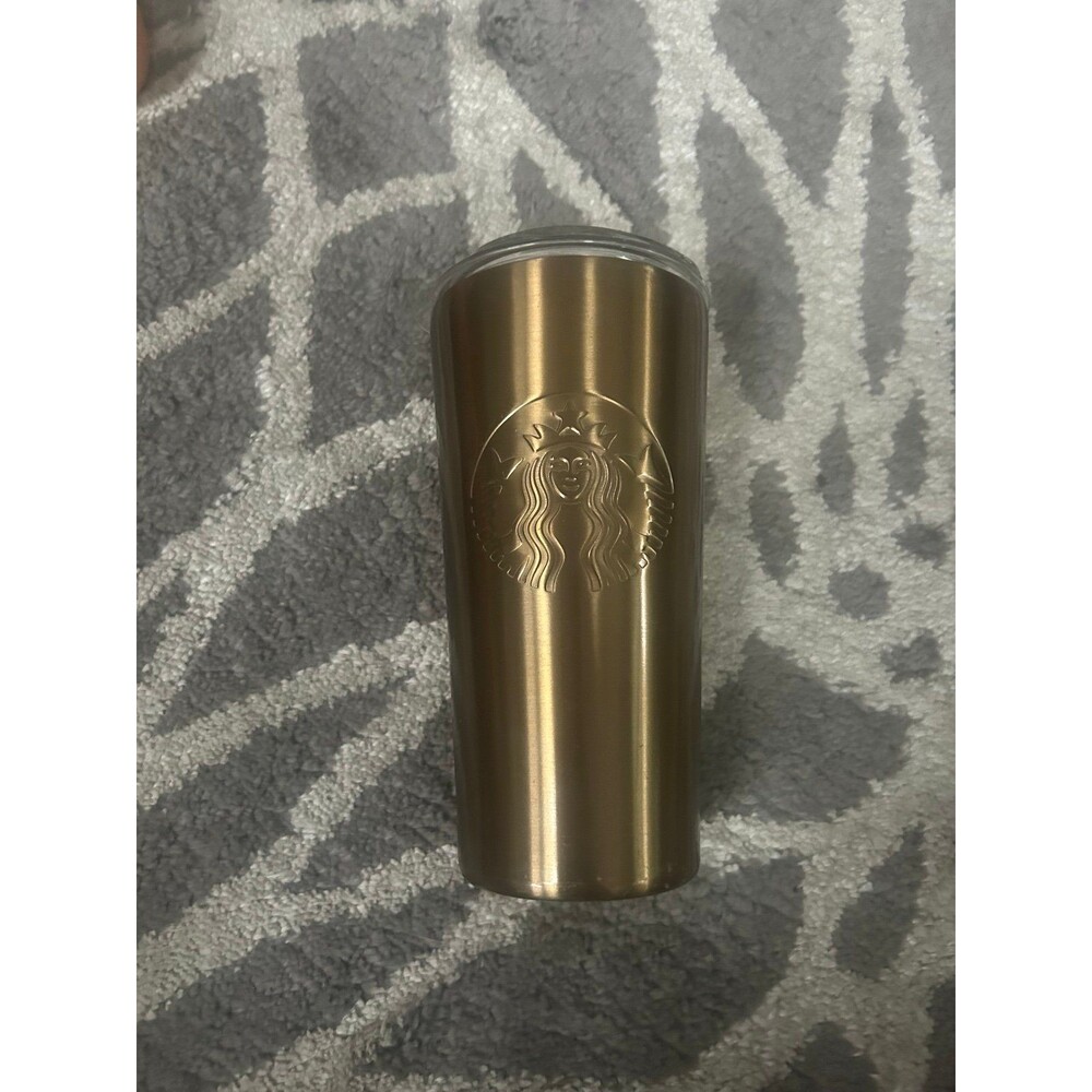 Starbucks Gold Hot Cup 18oz Tumbler
